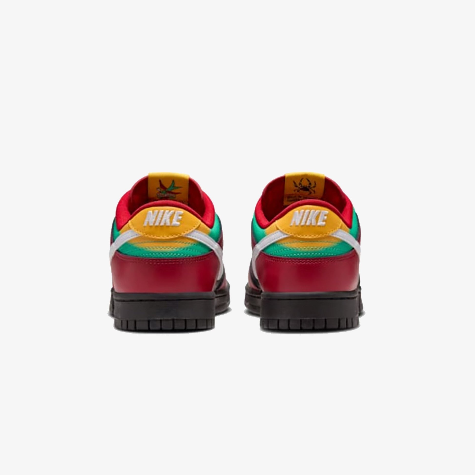 NIKE | DUNK LOW RETRO { BLACK/WHITE-GYM RED-UNIVERSITY GOLD