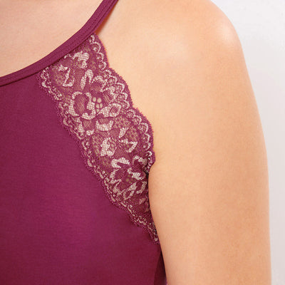 Lace Touch Sleep Camisole - Anemone