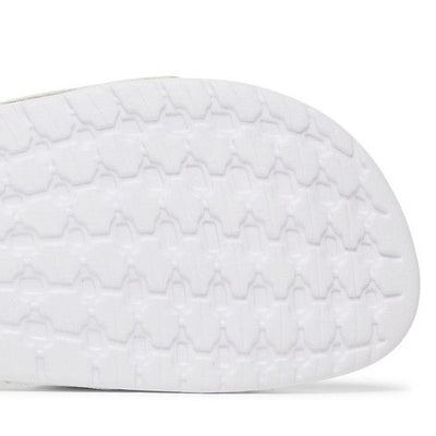 adidas Adilette Boost Slides White Black Stripes