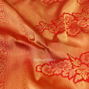 Red Pure Kanjivaram Silk Saree