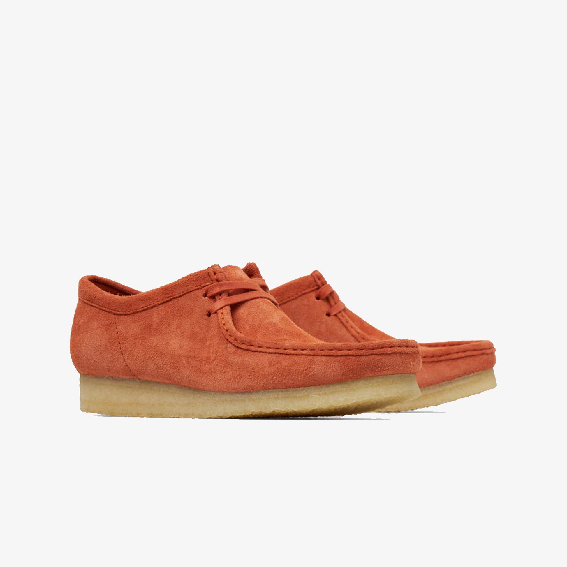 Clarks Originals | WALLABEE LOW BURNT  { ORANGE