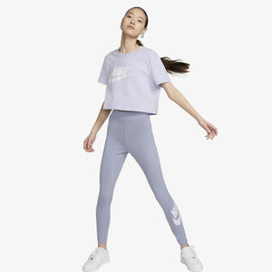 Nike | CROPPED  { OXYGEN PURPLE/WHITE