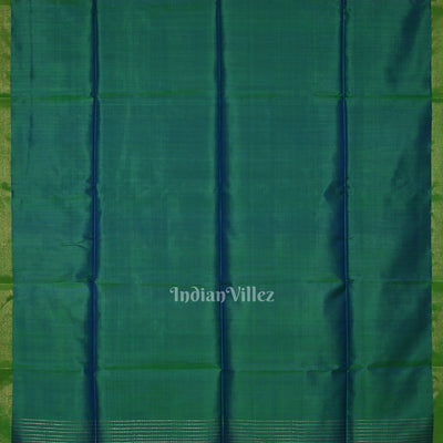 Purple Green Pure Bishnupuri Silk Saree
