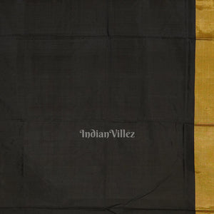 Exclusive Multicolour Elephant Border Pochampally Ikat Handloom Silk Saree