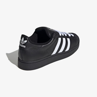 Adidas Originals | SUPERSTAR II { CLOUD BLACK/CLOUD WHITE