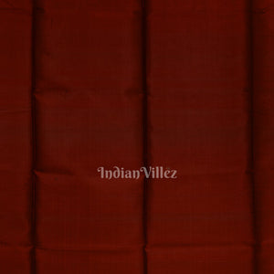 Musk Green With Red Dual Tone Pure Bishnupuri Silk Saree