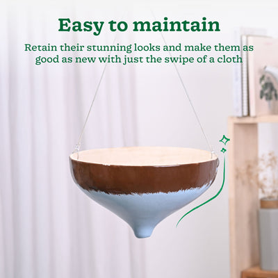 Ceramic Hanging Pot Cosmic Stone