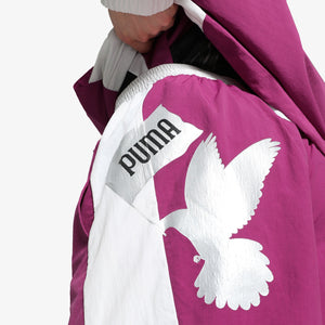 PUMA | MAS TIEMPO RELAXED FIT SHORTS { MAGENTA GLEAM