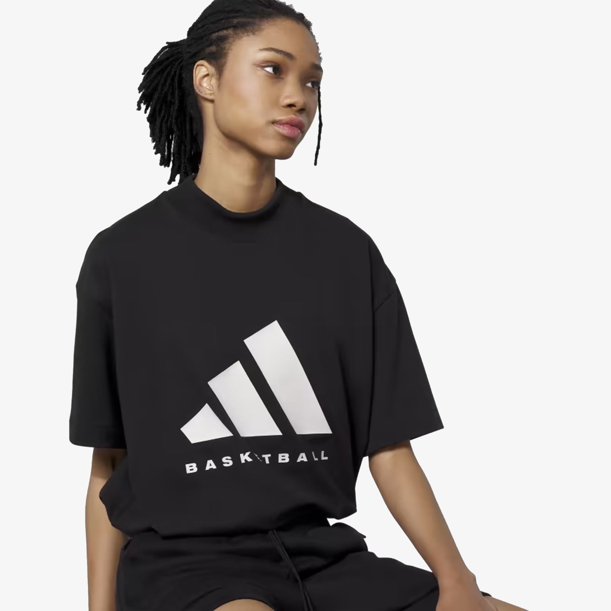 Adidas Originals | BASKETBALL T-SHIRT  { BLACK