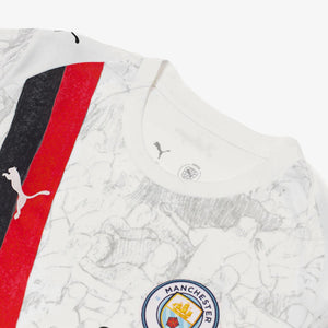 PUMA | KIDSUPER x MANCHESTER CITY JERSEY { PUMA WHITE-BLACK