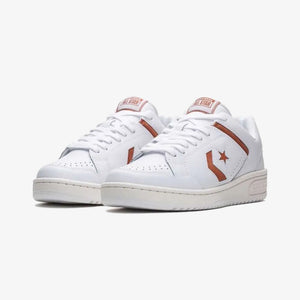 Converse | WEAPON LEATHER { WHITE/RED