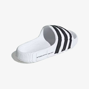 ADIDAS ORIGINALS | ADILETTE 22 SLIDES { WHITE/BLACK