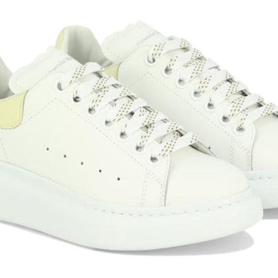 Alexander Mcqueen Oversized White Lemon Yellow (Women'S)