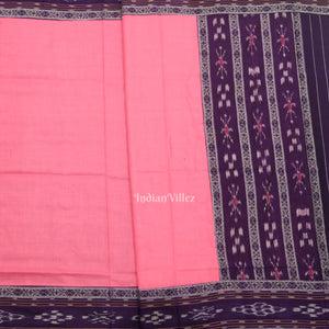 Purple Pink Flower Buti Odisha Ikat  Sambalpuri Dress Set & Dupatta