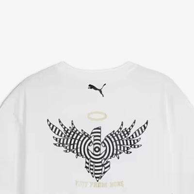 PUMA | MELO 50TH FIT TEE { WHITE