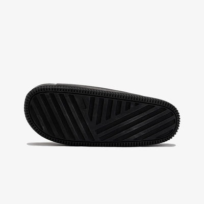 Nike | CALM SLIDES  { BLACK/BLACK