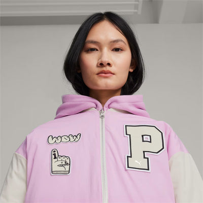 Puma | x SOPHIA CHANG BOMBER JACKET  { GRAPE MIST