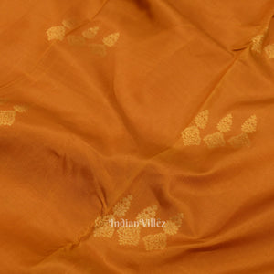 Camel Red Pure Kanjivaram Silk Saree
