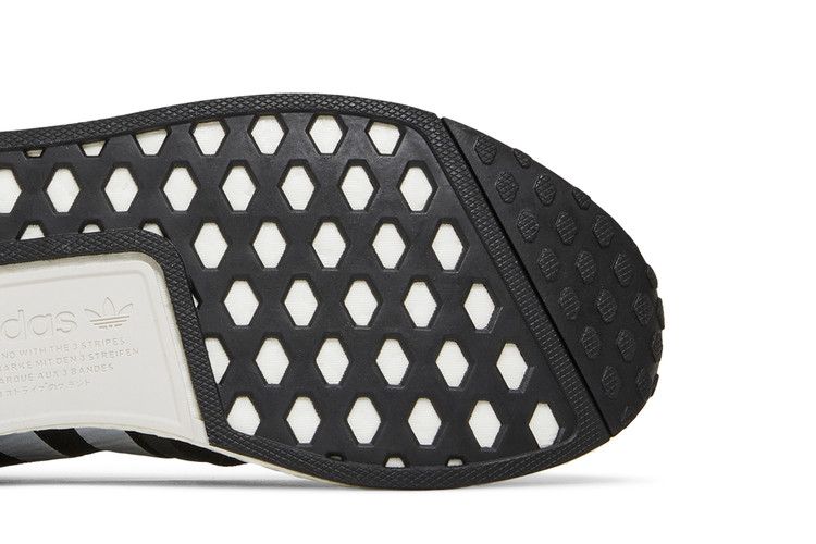 adidas NMD R1 Black Silver Solar Red