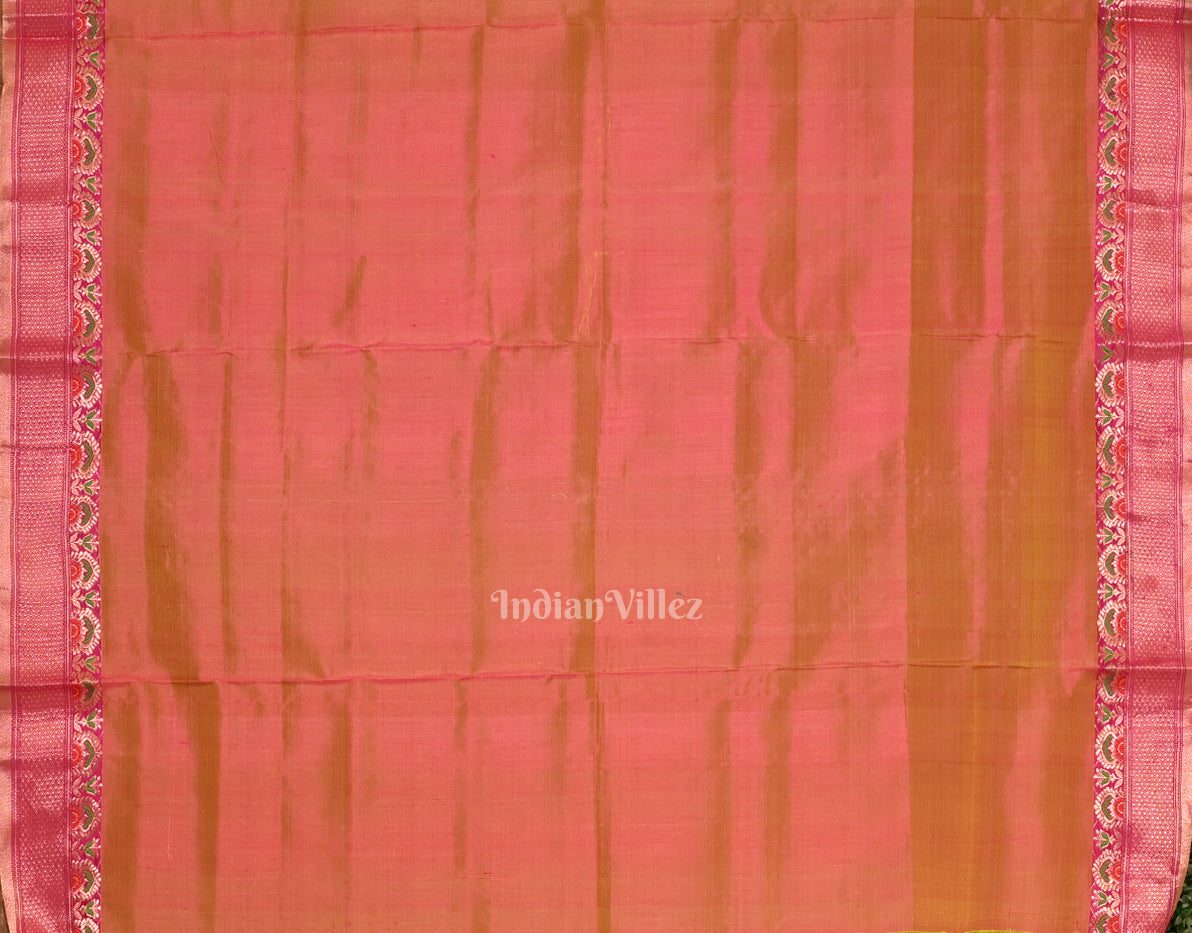 Mehendi Green Handwoven Baluchari Silk Saree