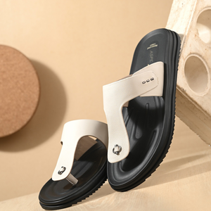 Comet Leather Slippers by Aspeerio