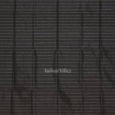 Deep Red Black Tribal Theme Sambalpuri Silk Saree