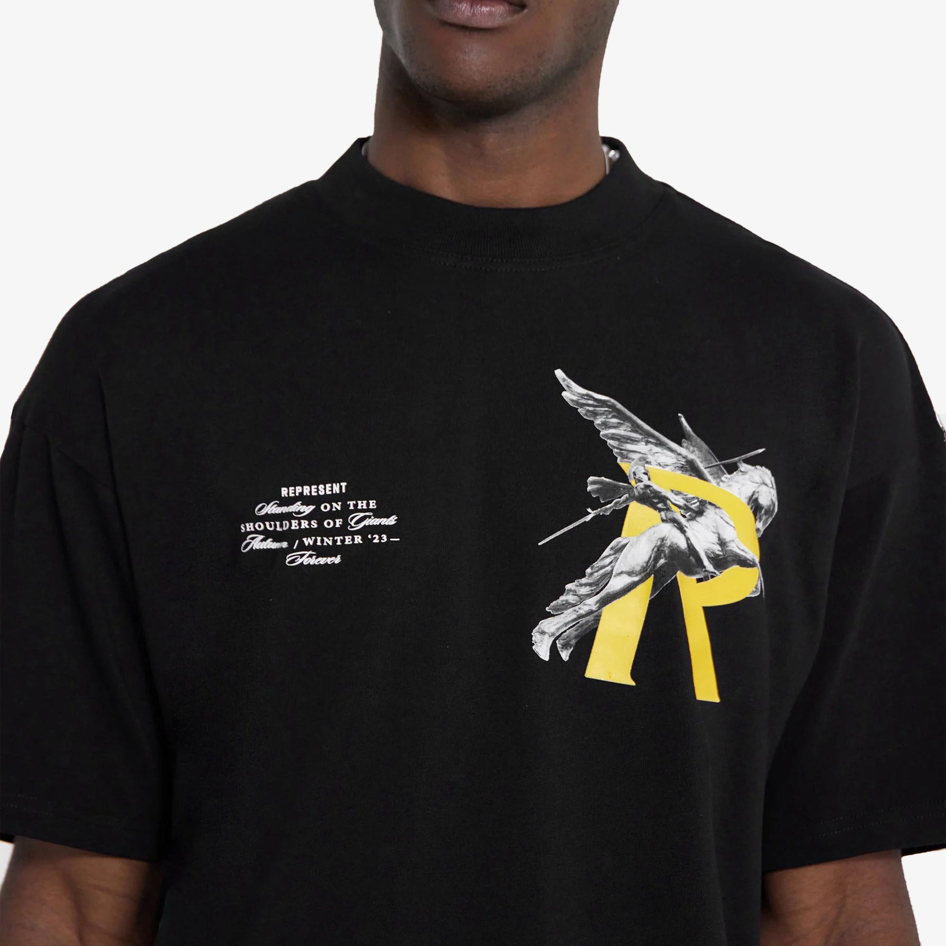 Represent | GIANTS T-SHIRT  { JET BLACK