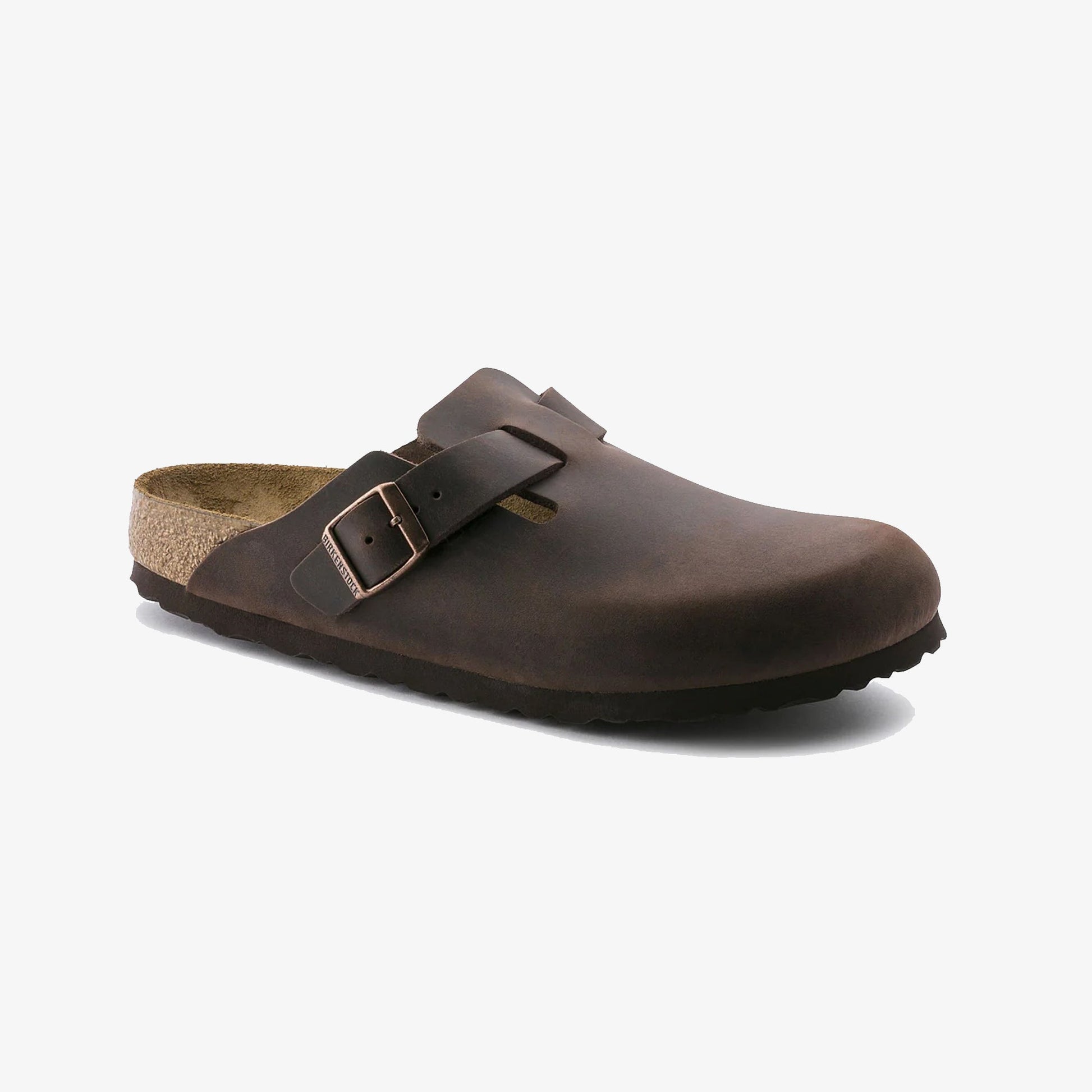 Birkenstock | BOSTON OILED LEATHER  { BROWN/HABANA