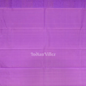 Lavender Pure Kanjivaram Soft Silk Saree