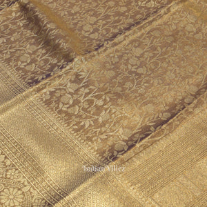 Light Purple Pure Kanjivaram Tissue Silk Saree