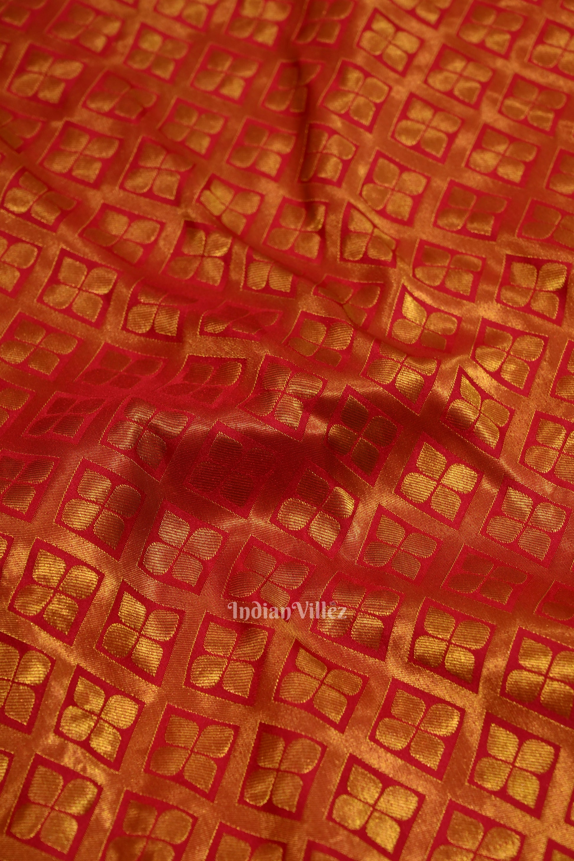 Yellow Pink Pure Kanjivaram Silk Saree