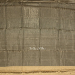 Gold Pearl Brocade Tissue Banarasi Saree