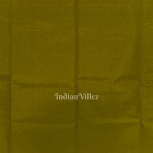 Lemon Yellow With Deep Maroon Pure Kanjivaram Soft Silk Saree