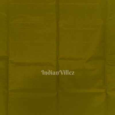 Lemon Yellow With Deep Maroon Pure Kanjivaram Soft Silk Saree