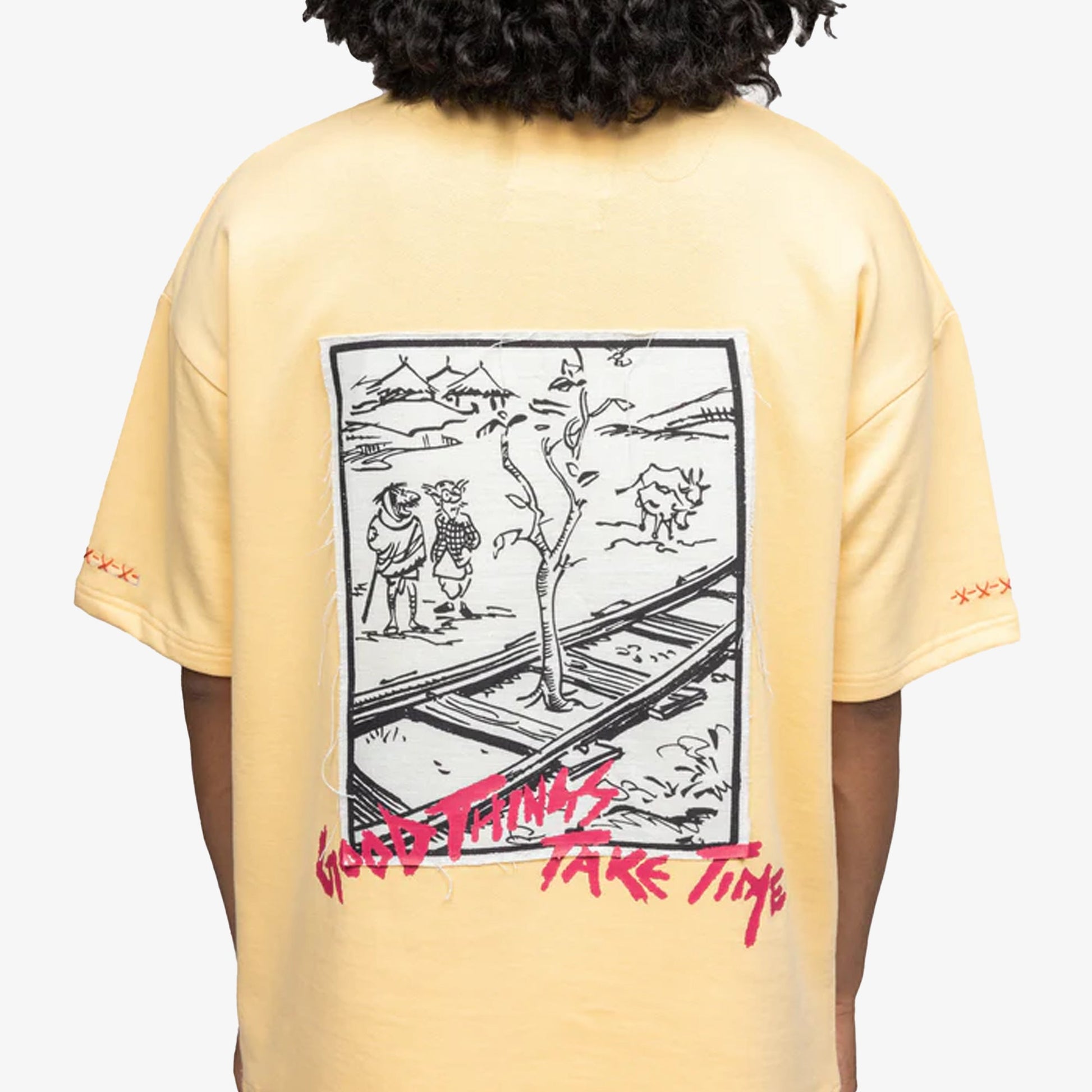 F A R A K | CALL OF FICTION 2.0 T-SHIRT { BEIGE/BEIGE