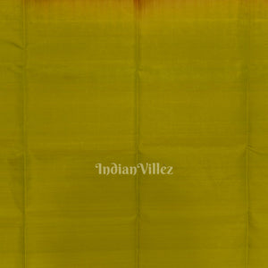 Maroon With Parrot Green Pure Kanjivaram Soft Silk Saree