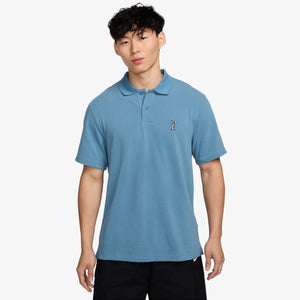 NIKE | POLO { AEGEAN STORM/BLACK/BLACK