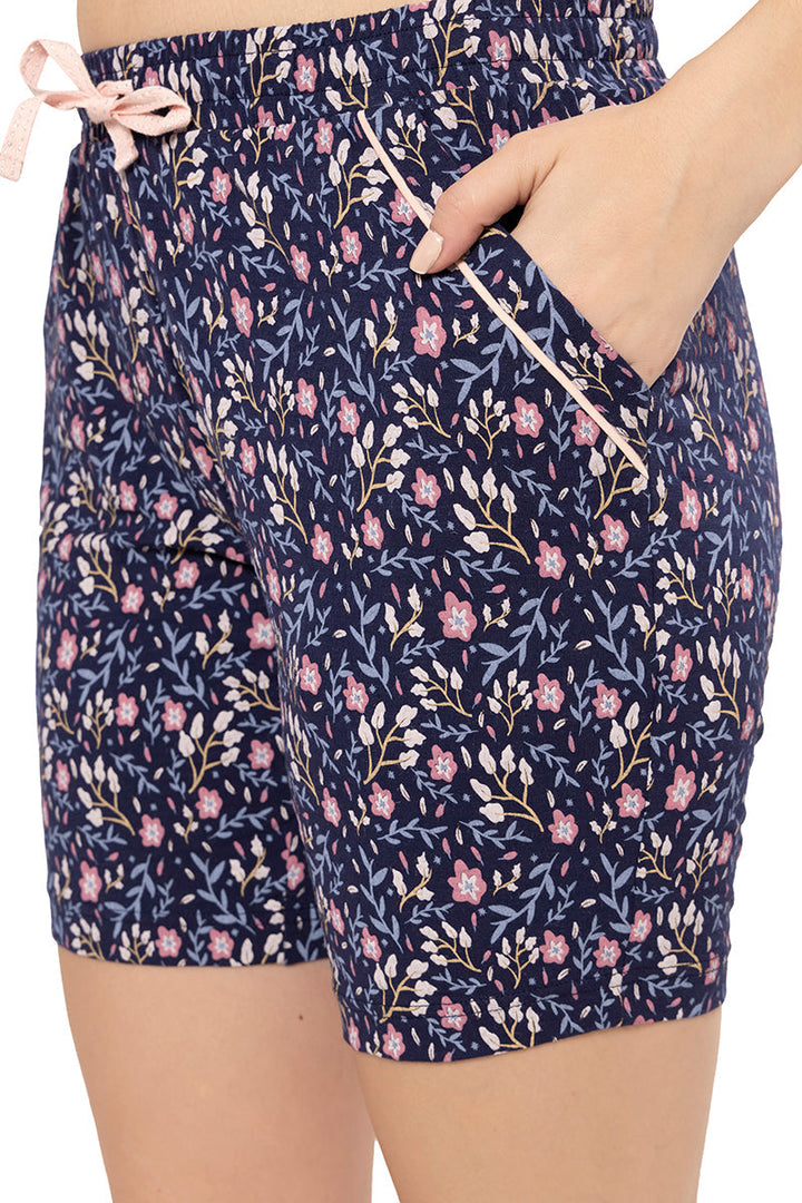 Sleep Shorts - Ocean Cavern Floral Print