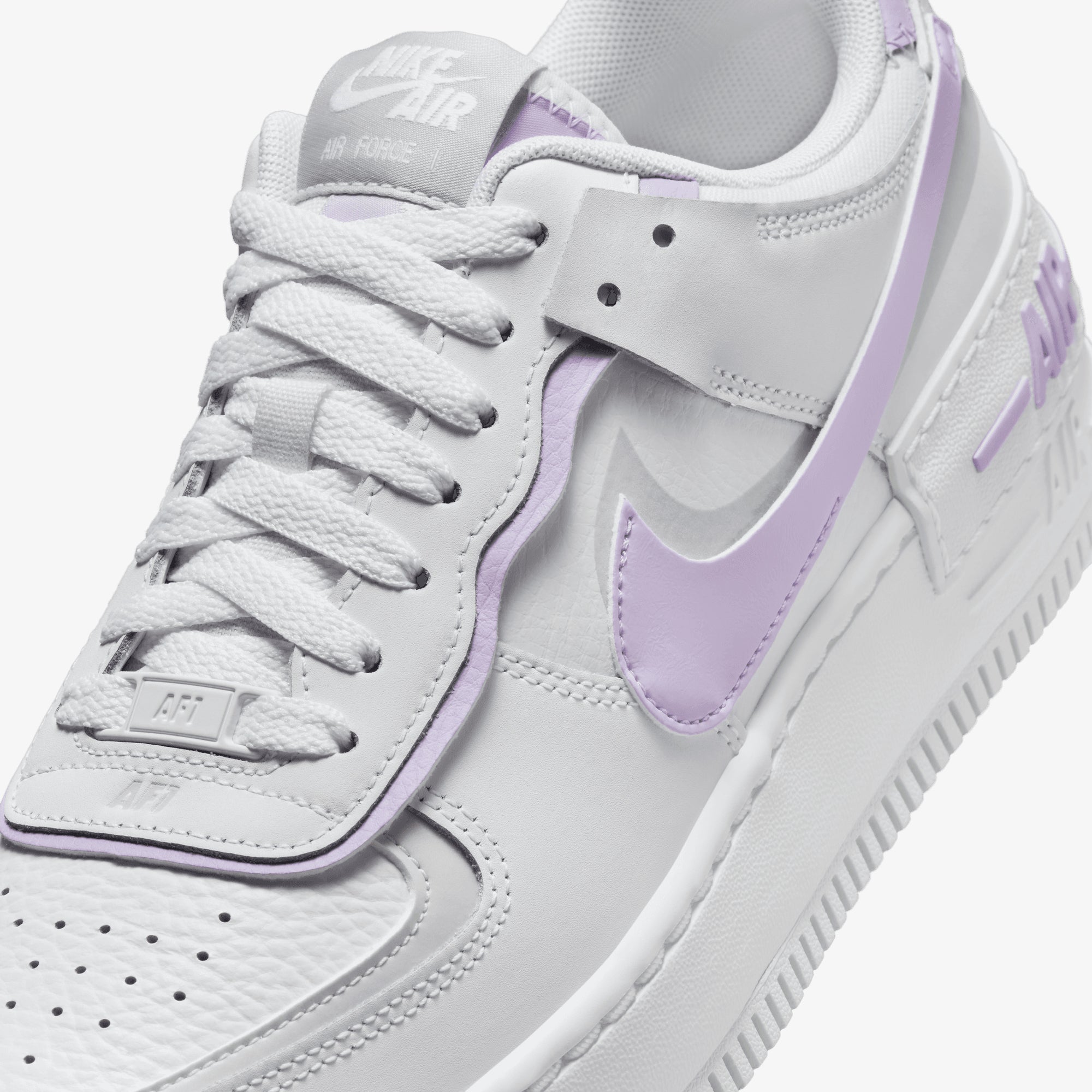 nike air force white lilac
