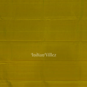 Blue With Parrot Green Pure Kanjivaram Soft Silk Saree