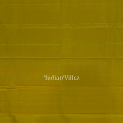 Blue With Parrot Green Pure Kanjivaram Soft Silk Saree