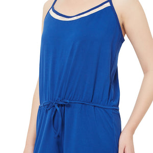 Sensuous Touch romper - Navy Peony