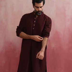 trueBrowns Men's Cola Kurta
