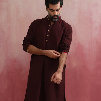 trueBrowns Men's Cola Kurta