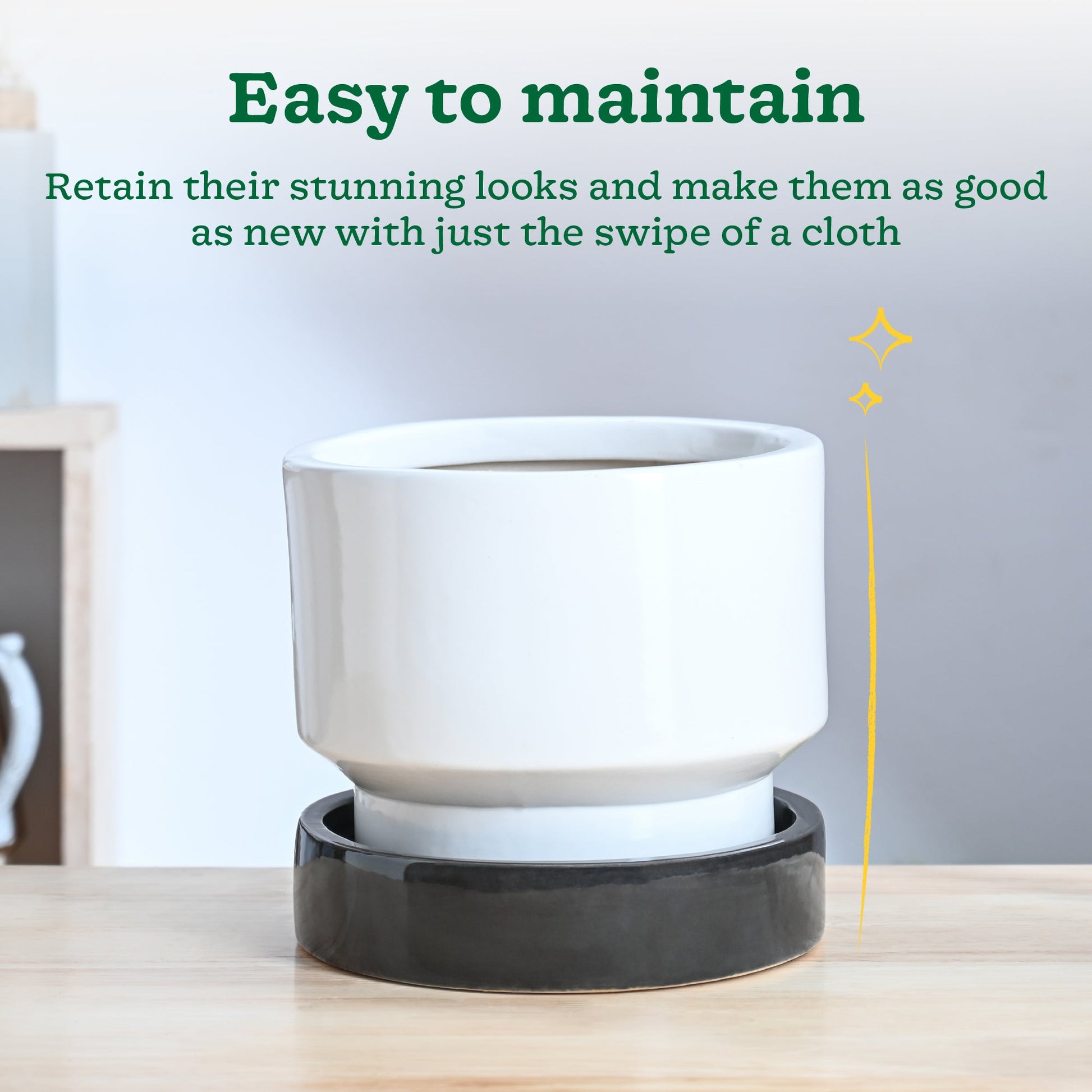 Soothing Rains Ceramic Planters