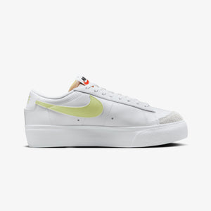 NIKE | BLAZER LOW PLATFORM { WHITE/LIFE LIME-TM ORANGE-BLACK