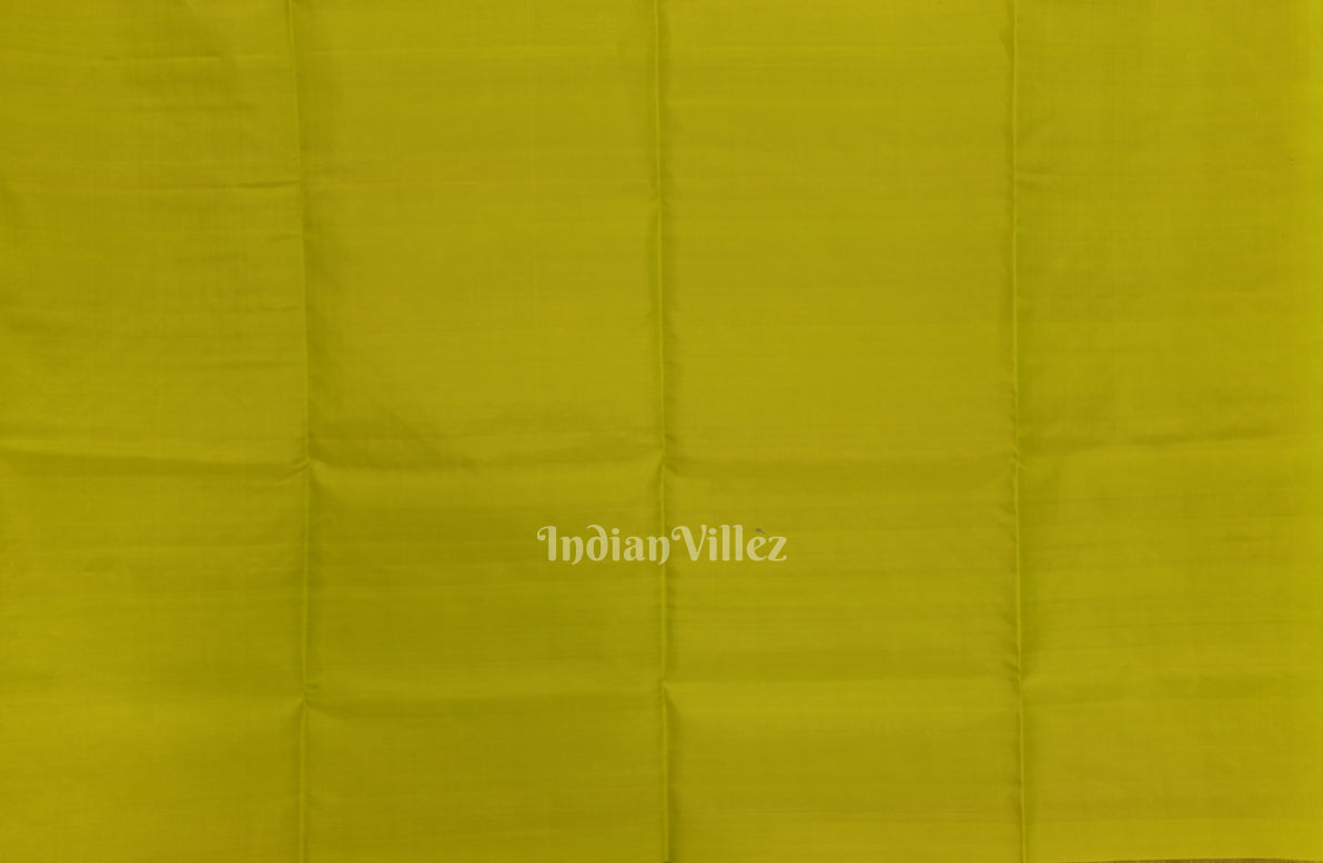 Purple With Parrot Green Pure Kanjivaram Soft Silk Saree