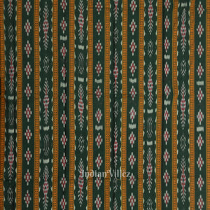 Green Yellow Pasapali Sambalpuri Cotton Dress set with Dupatta