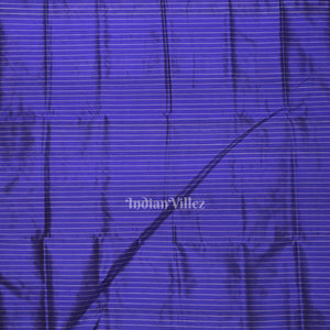 Blue Tribal Contemporary Designer Silk Saree