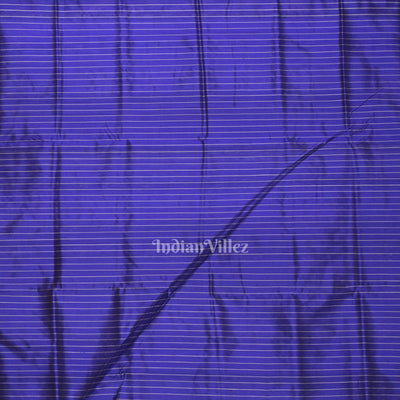 Blue Tribal Contemporary Designer Silk Saree